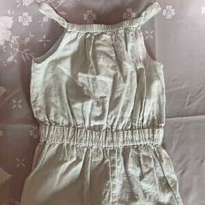 TOMMY Bahama Kids Girls One Piece Size 12 Romper Jumper Shorts Mint Green